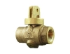 NO-LEAD FIP X FIP FULL PORT BALL VALVE CURBSTOP WITH DRAIN